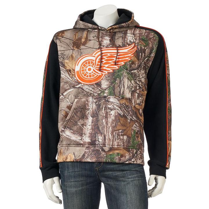 Men's Old Time Hockey Detroit Red Wings Decoy Fleece Hoodie, Size: Small, Multicolor