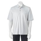 Men's Pebble Beach Classic-fit Textured Performance Golf Polo, Size: Xl, Light Grey