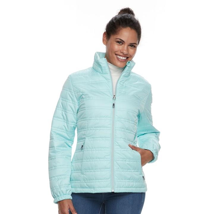 Women's Zeroxposur Karina Puffer Jacket, Size: Medium, Crystal