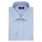 Men's Chaps Regular-fit No-iron Stretch Spread-collar Dress Shirt, Size: 17.5 36/37, Blue Other