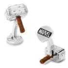 Marvel 3d Thor Hammer Cuff Links, Men's, Silver