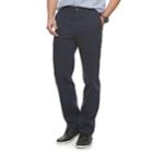 Men's Sonoma Goods For Life&trade; Flexwear Stretch Chino Pants, Size: 40x30, Dark Blue
