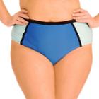 Plus Size Paramour High-waisted Bikini Bottoms, Women's, Size: 1xl, Blue