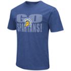 Men's San Jose State Spartans Motto Tee, Size: Medium, Med Blue