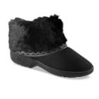 Women's Isotoner Microsuede Basil Boot Slippers, Size: Large, Black