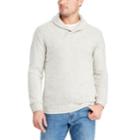 Big & Tall Chaps Classic-fit Donegal Textured Shawl-collar Sweater, Men's, Size: L Tall, Natural