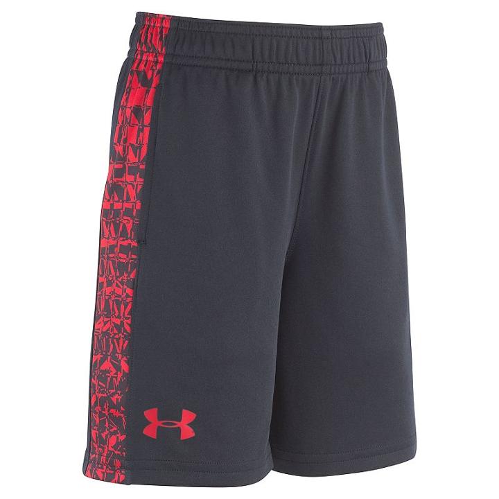 Boys 4-7 Under Armour Code Printed Shorts, Boy's, Size: 5, Black