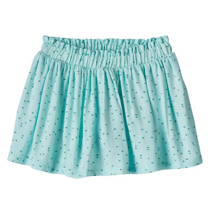 Toddler Girl Jumping Beans&reg; Print Paper-bag Waist Skort, Size: 2t, Turquoise/blue (turq/aqua)