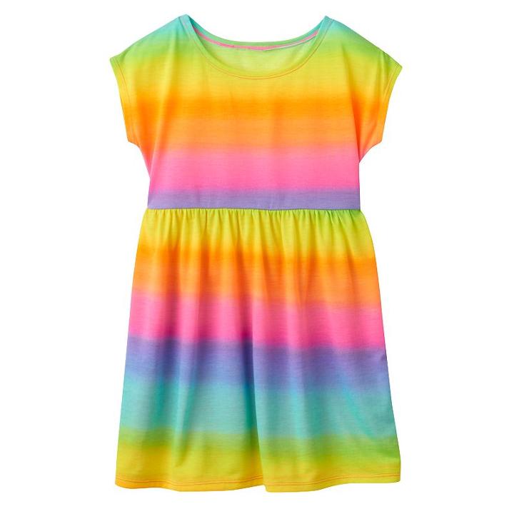 Girls 7-16 So&reg; Rainbow Swim Cover-up, Girl's, Size: Xxl (16), Pink
