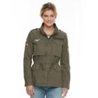 Women's Levi's Patch Military Jacket, Size: Medium, Green Oth