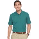 Men's Croft & Barrow&reg; Signature Interlock Polo, Size: Medium, Med Green