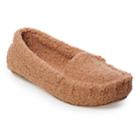 Women's So&reg; Basic Moccasin Slippers, Size: Large, Lt Brown