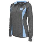 Women's Campus Heritage North Carolina Tar Heels Money Quarter-zip Top, Size: Large, Grey (charcoal)