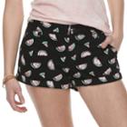 Juniors' So&reg; Low-rise Chino Shorts, Teens, Size: 0, Black