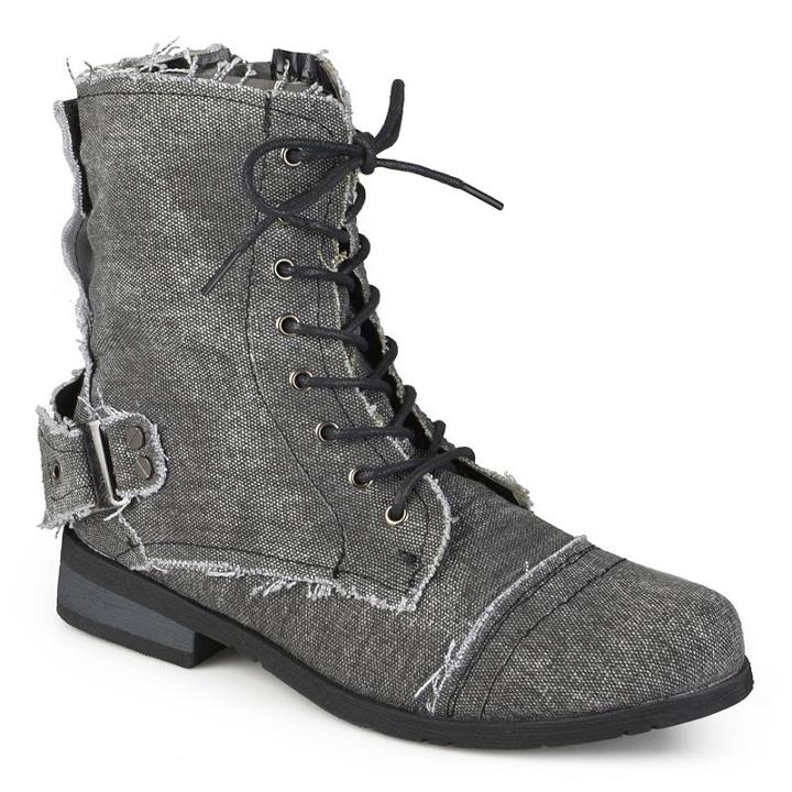 Journee Collection Zafrina Women's Lace-up Ankle Boots, Girl's, Size: Medium (6.5), Black