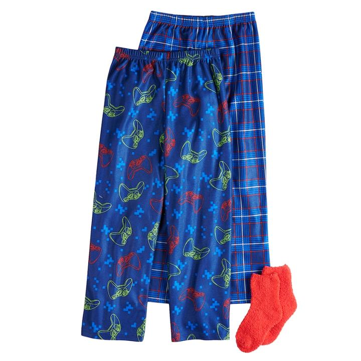 Boys 4-16 Up-late Gamer 2-pack Lounge Pants, Size: 14-16, Multicolor
