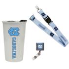 North Carolina Tar Heels Badge Holder, Lanyard & Tumbler Job Pack, Adult Unisex, Multicolor