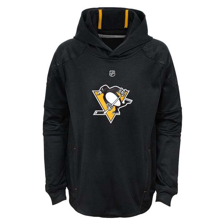 Boys 8-20 Pittsburgh Penguins Mach Hoodie, Size: Xl 18-20, Black