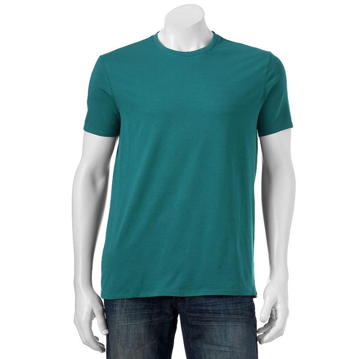 Men's Apt. 9 Solid Tee, Size: Xl, Blue (navy)