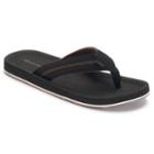 Men's Dockers Contrast Flip-flops, Size: Xl, Black
