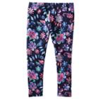 Girls 4-8 Oshkosh B'gosh&reg; Solid Full-length Leggings, Girl's, Size: 4, Blue