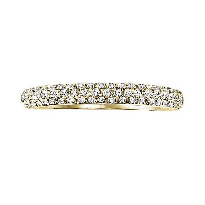 Simply Vera Vera Wang 14k Gold 1/4-ct. T.w. Diamond Wedding Band, Women's, Size: 7, White