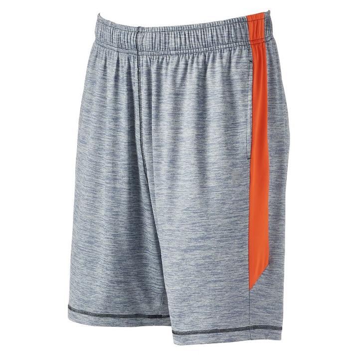 Men's Fila Sport® Space-dyed Training Shorts, Size: Xxl, Med Grey