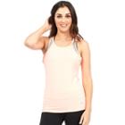 Women's Marika Track Reflective T-back Tank, Size: Large, Orange Oth