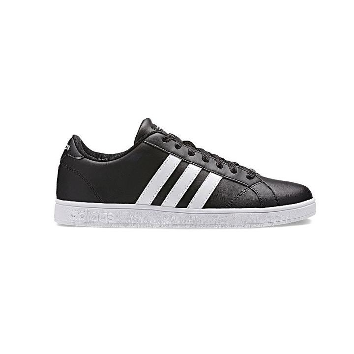 Adidas Neo Baseline Women's Bicast-leather Sneakers, Size: 7.5, Black