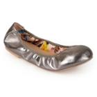 Journee Collection Lindy Women's Scrunch Ballet Flats, Girl's, Size: Medium (6.5), Med Grey