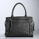 Simply Vera Vera Wang Driggs Studded Satchel, Women's, Black