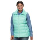 Plus Size Zeroxposur Chris Hooded Sweater Down Vest, Women's, Size: 1xl, Green Oth
