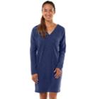 Women's Soybu Allure Reversible Dress, Size: Large, Blue (navy)