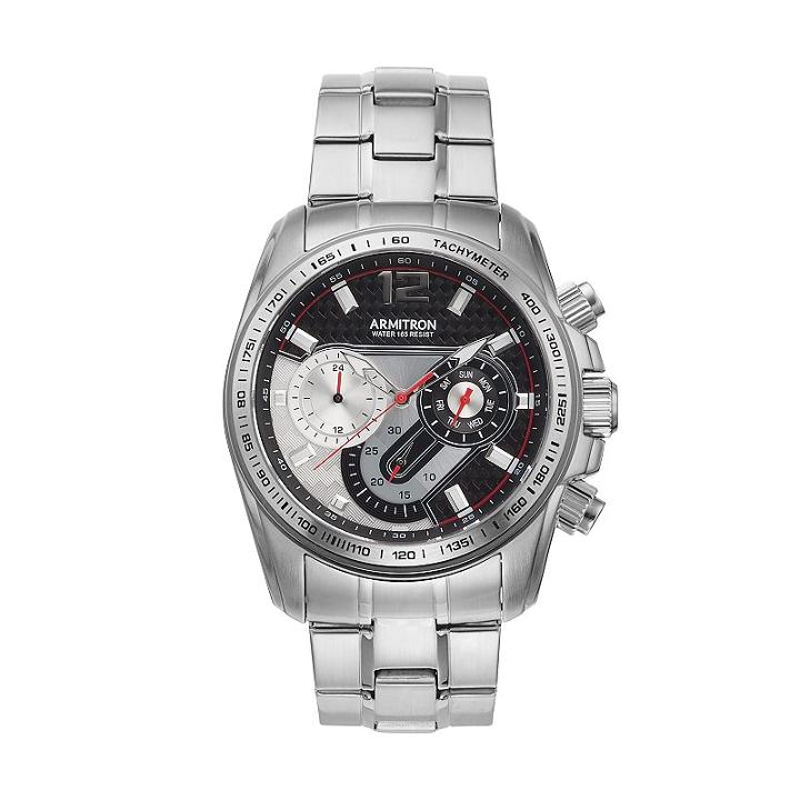 Armitron Men's Watch - 20/5149bksv, Grey