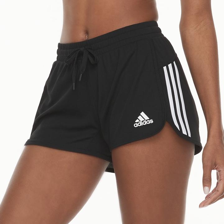 Women's Adidas Design 2 Move Knit Shorts, Size: Xl, Black