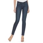 Women's Jennifer Lopez Skinny Jeans, Size: 4 - Regular, Dark Blue