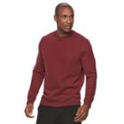 Men's Tek Gear&reg; Fleece Crew Sweatshirt, Size: Small, Red