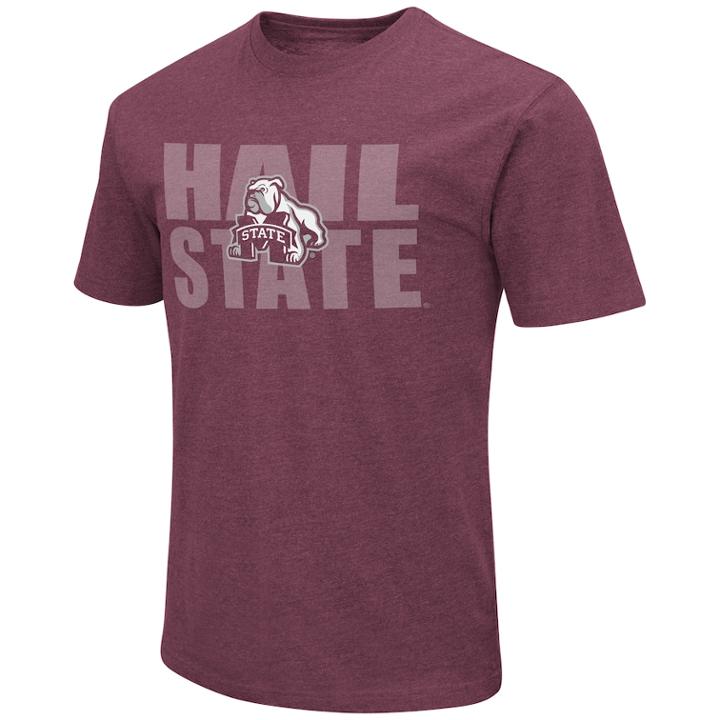 Men's Mississippi State Bulldogs Motto Tee, Size: Medium, Brt Red