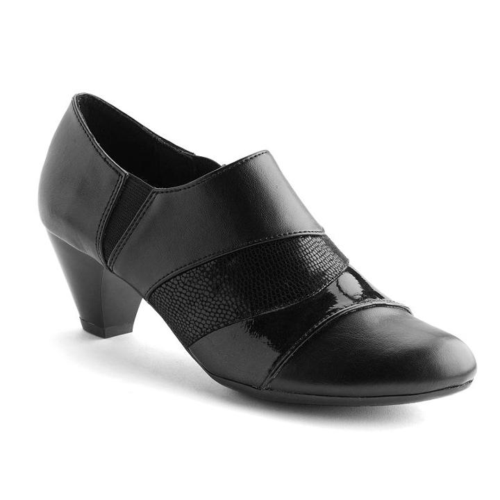 Soft Style By Hush Puppies Geva Women's Ankle Boots, Size: 8 Wide, Black
