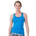 Women's Soybu Lola Reversible Tank, Size: Large, Blue