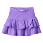 Girls 4-10 Jumping Beans&reg; Tiered Ruffled Skort, Girl's, Size: 5, Med Purple