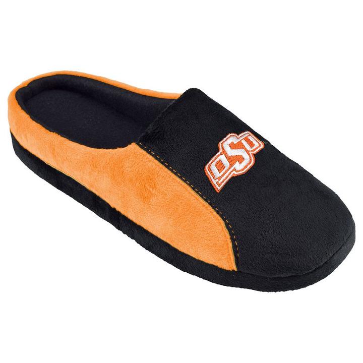 Adult Oklahoma State Cowboys Slippers, Size: Medium, Black