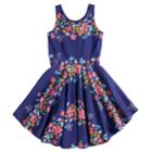 Girls 4-12 Sonoma Goods For Life&trade; Tie Back High-low Dress, Size: 5, Med Blue