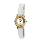 Peugeot Women's Leather Watch - 380-4, White