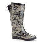 Henry Ferrera Vermont Women's Water-resistant Rain Boots, Size: 6, Black
