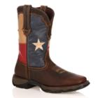 Durango Lady Rebel Women's Texas Flag Cowboy Boots, Size: Medium (10), Brown