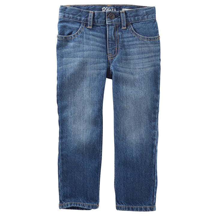 Boys 4-12 Oshkosh B'gosh&reg; Core Straight Fit Jeans, Size: 8, Blue