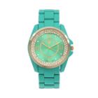 Journee Collection Women's Stainless Steel Watch, Green