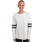 Women's Spalding Varsity Striped Basketball Sweatshirt, Size: Xl, Natural