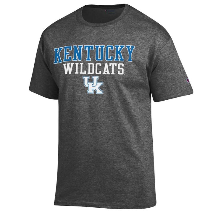 Men's Champion Kentucky Wildcats Soft Hand Tee, Size: Small, Gray